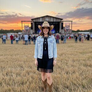 Black Tiered Fringe Mini Skirt - Size XLarge
